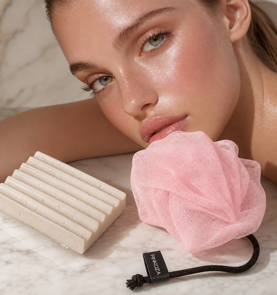 PINKOZA Magic Cloud Lather Soap Bag | Bath Essential