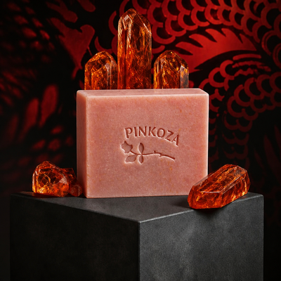 PINKOZA Handmade Goat Milk Soap | The Imperial Topaz