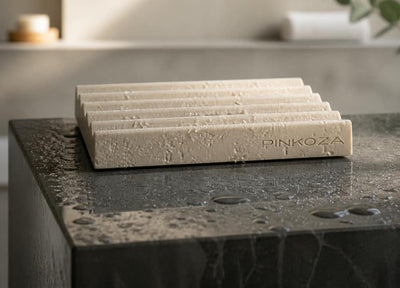 PINKOZA The Dry Stone | Fast Drying Resin Soap Dish